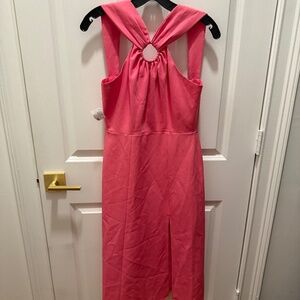 French Connection hot pink cocktail dress size 0